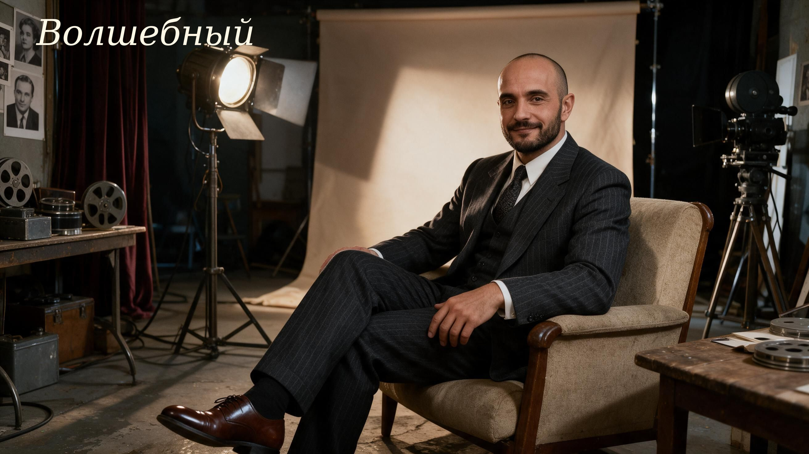 Актриса в голливудской фотостудии под верхним светом в схеме «бабочка»
